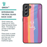 Lucky Abstract Glass Case for Samsung Galaxy S21