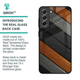 Tri Color Wood Glass Case for Samsung Galaxy S21