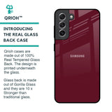 Classic Burgundy Glass Case for Samsung Galaxy S21