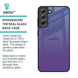 Indigo Pastel Glass Case For Samsung Galaxy S21