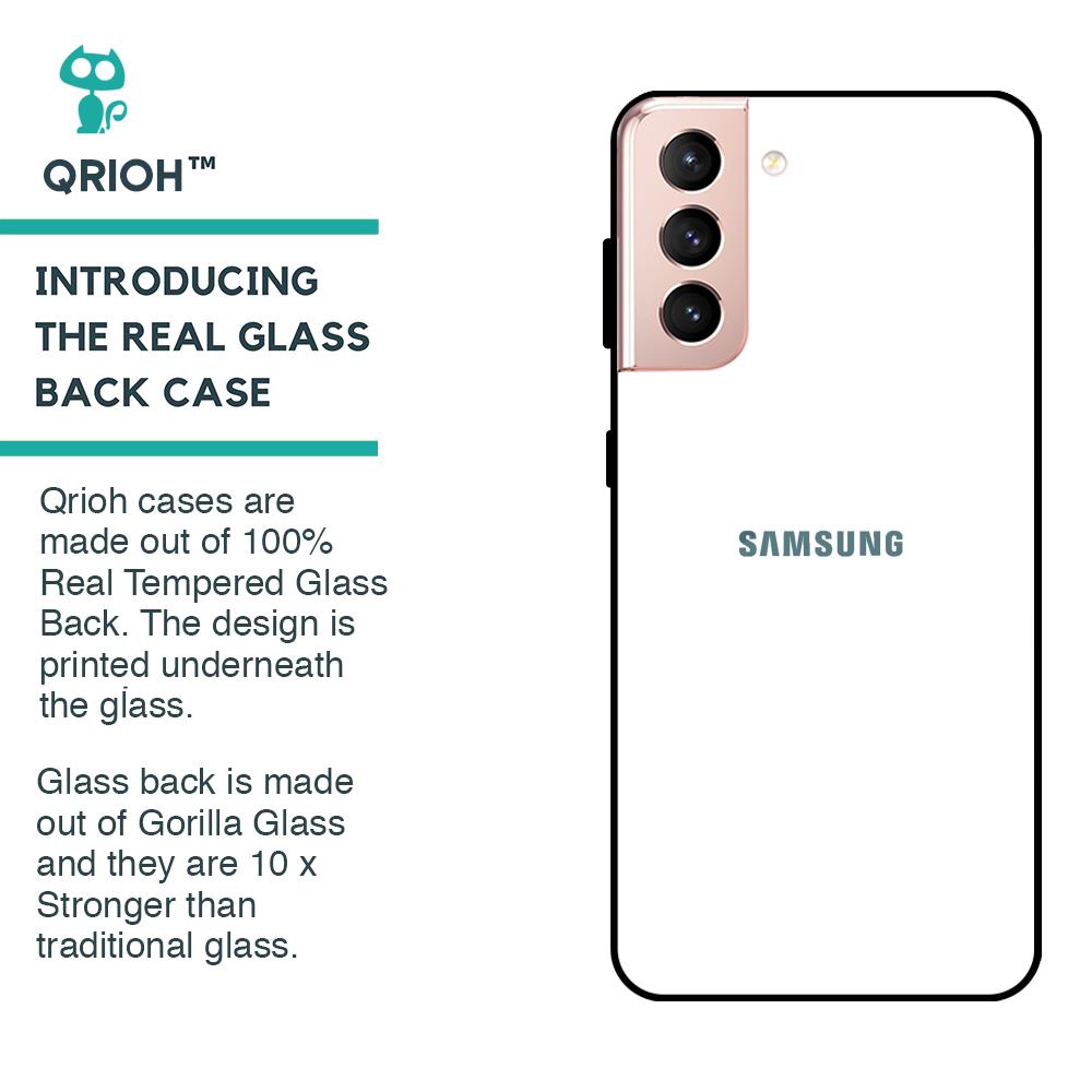 Arctic White Glass Case for Samsung Galaxy S21