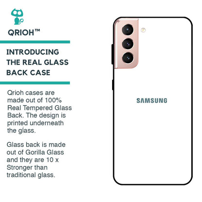 Arctic White Glass Case for Samsung Galaxy S21