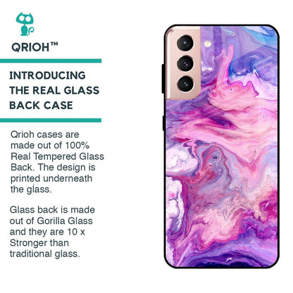 Cosmic Galaxy Glass Case for Samsung Galaxy S21