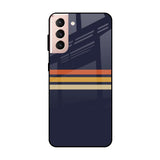 Tricolor Stripes Samsung Galaxy S21 Glass Cases & Covers Online