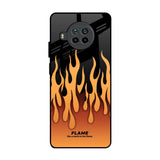 Fire Flame Mi 10i 5G Glass Back Cover Online