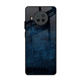 Dark Blue Grunge Mi 10i 5G Glass Back Cover Online