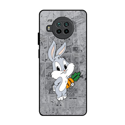 Cute Baby Bunny Mi 10i 5G Glass Back Cover Online
