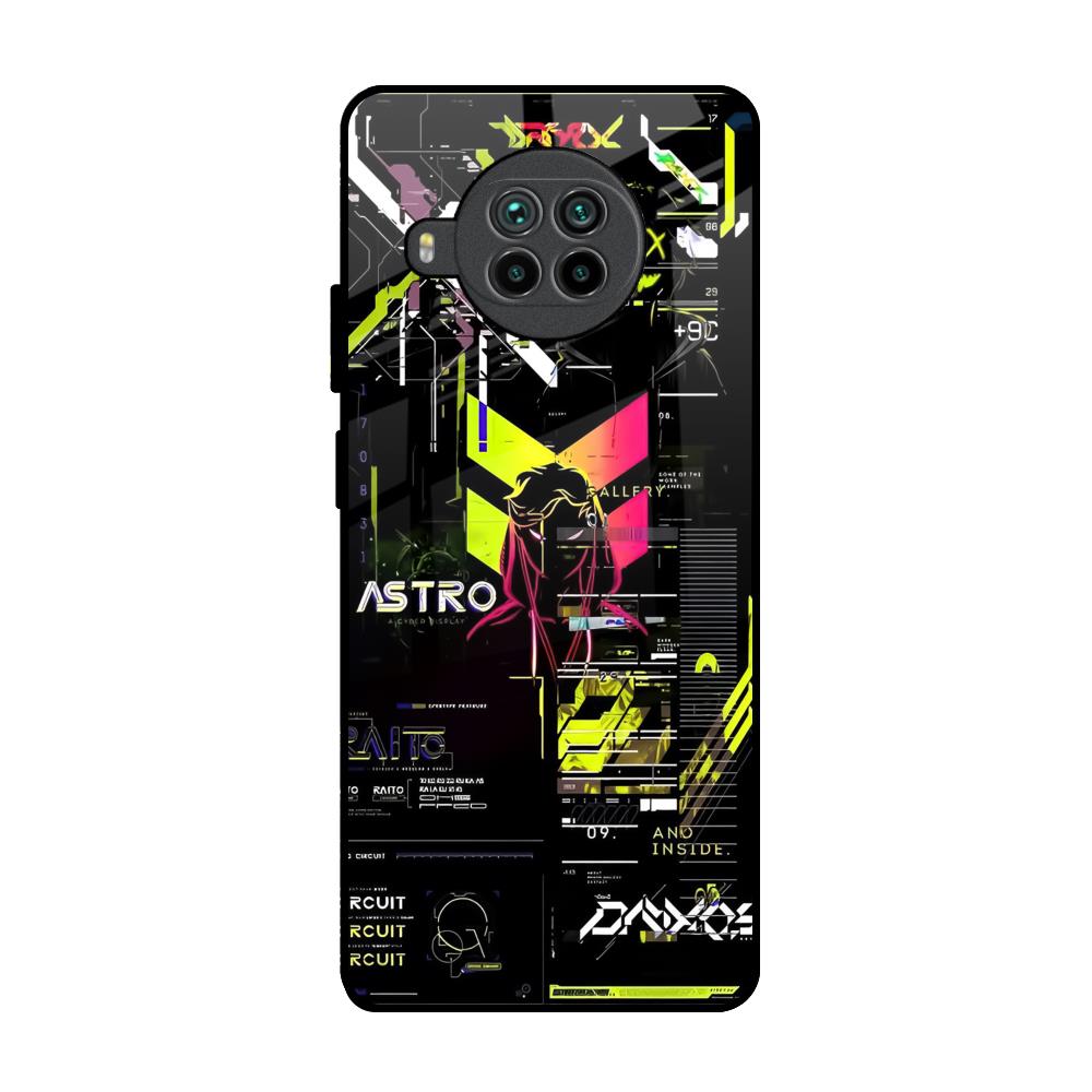 Astro Glitch Mi 10i 5G Glass Back Cover Online
