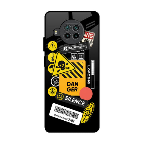 Danger Signs Mi 10i 5G Glass Back Cover Online