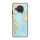 Travel Map Mi 10i 5G Glass Back Cover Online