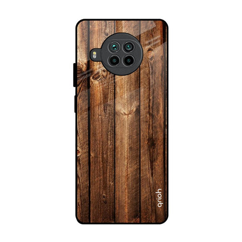 Timber Printed Mi 10i 5G Glass Back Cover Online