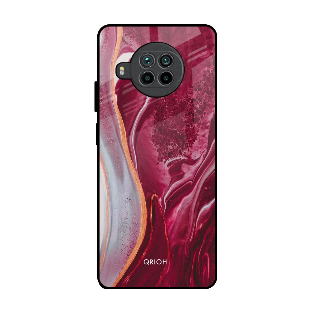 Crimson Ruby Mi 10i 5G Glass Back Cover Online