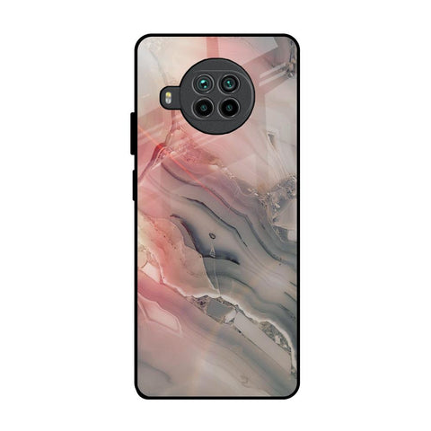 Pink And Grey Marble Mi 10i 5G Glass Back Cover Online