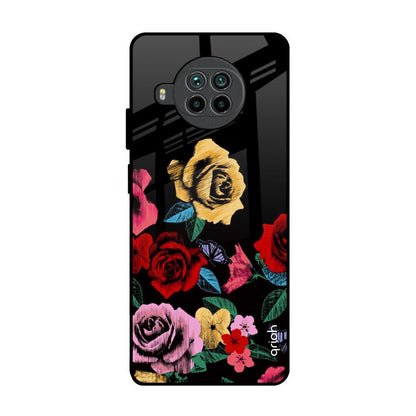 Floral Decorative Mi 10i 5G Glass Back Cover Online