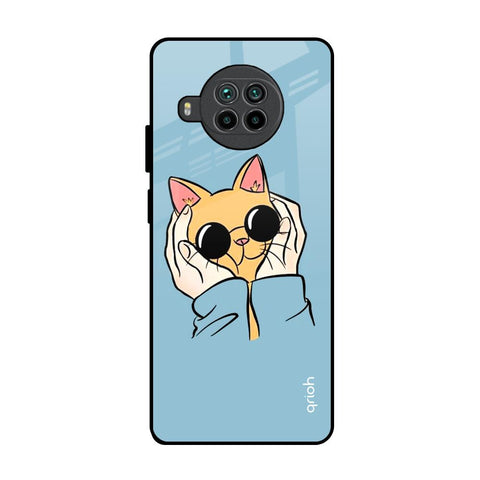 Adorable Cute Kitty Mi 10i 5G Glass Back Cover Online