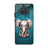 Adorable Baby Elephant Mi 10i 5G Glass Back Cover Online