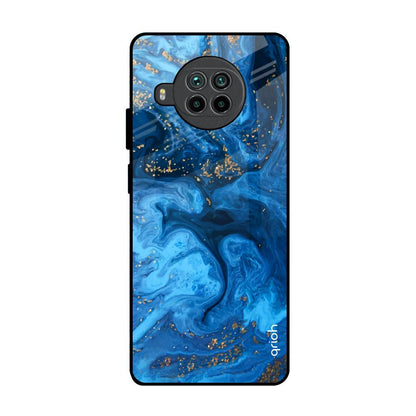 Gold Sprinkle Mi 10i 5G Glass Back Cover Online