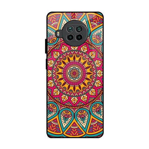 Elegant Mandala Mi 10i 5G Glass Back Cover Online