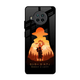 Luffy One Piece Mi 10i 5G Glass Back Cover Online