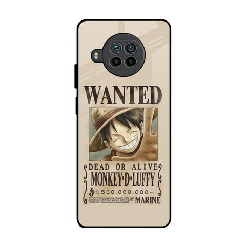 Luffy Wanted Mi 10i 5G Glass Back Cover Online