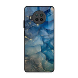 Blue Cool Marble Mi 10i 5G Glass Back Cover Online