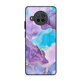 Alcohol ink Marble Mi 10i 5G Glass Back Cover Online