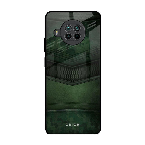 Green Leather Mi 10i 5G Glass Back Cover Online