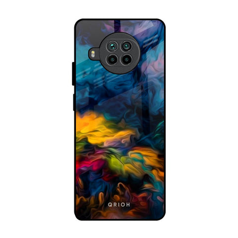 Multicolor Oil Painting Mi 10i 5G Glass Back Cover Online