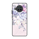 Elegant Floral Mi 10i 5G Glass Back Cover Online