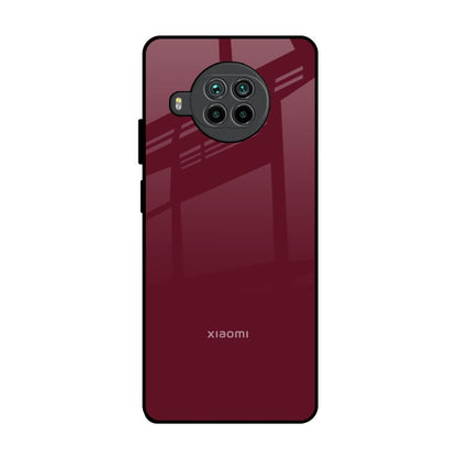 Classic Burgundy Mi 10i 5G Glass Back Cover Online