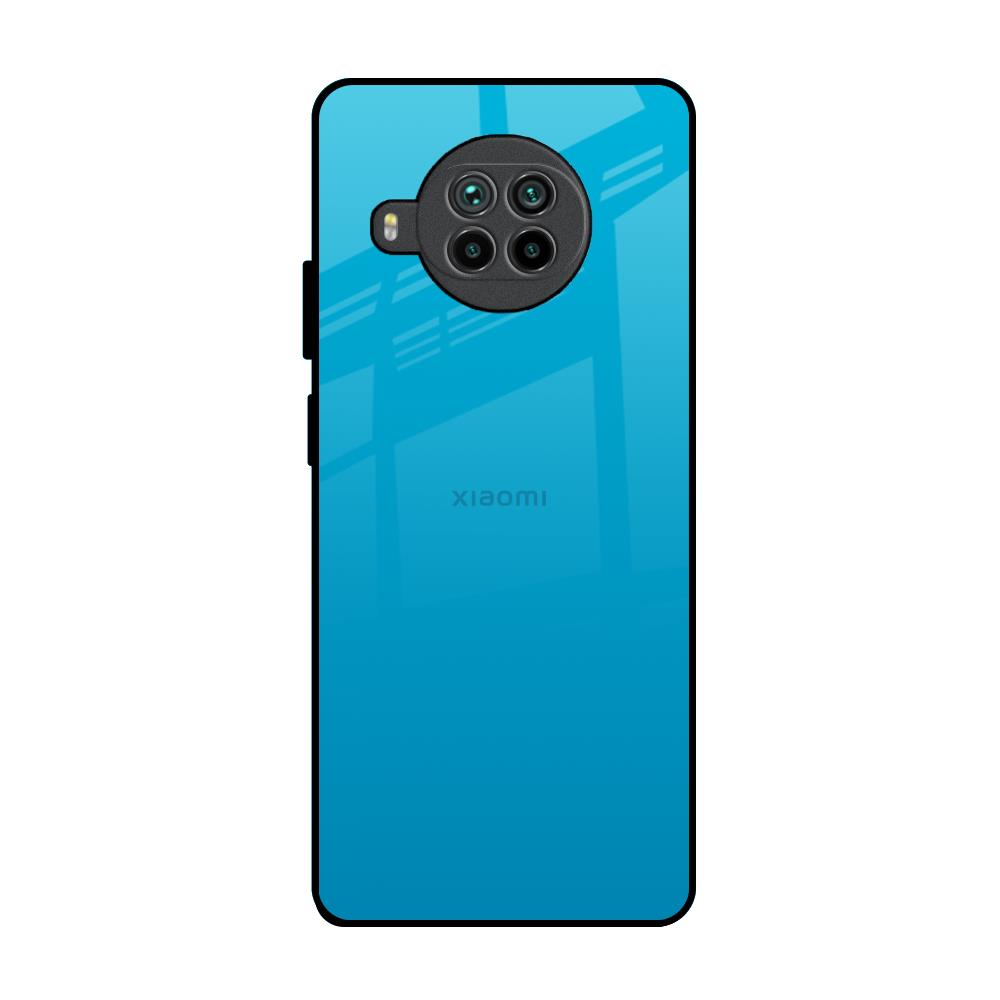 Blue Aqua Mi 10i 5G Glass Back Cover Online