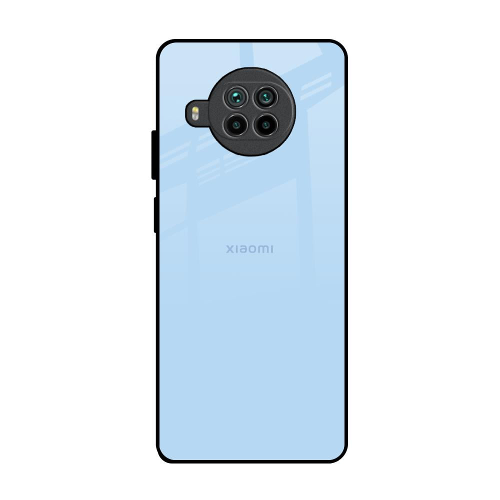 Pastel Sky Blue Mi 10i 5G Glass Back Cover Online