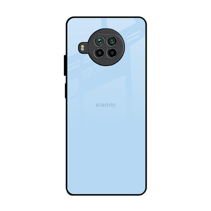 Pastel Sky Blue Mi 10i 5G Glass Back Cover Online