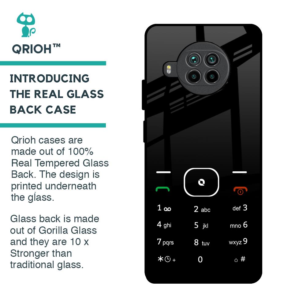 Classic Keypad Pattern Glass Case for Mi 10i 5G