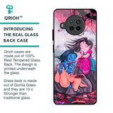 Radha Krishna Art Glass Case for Mi 10i 5G