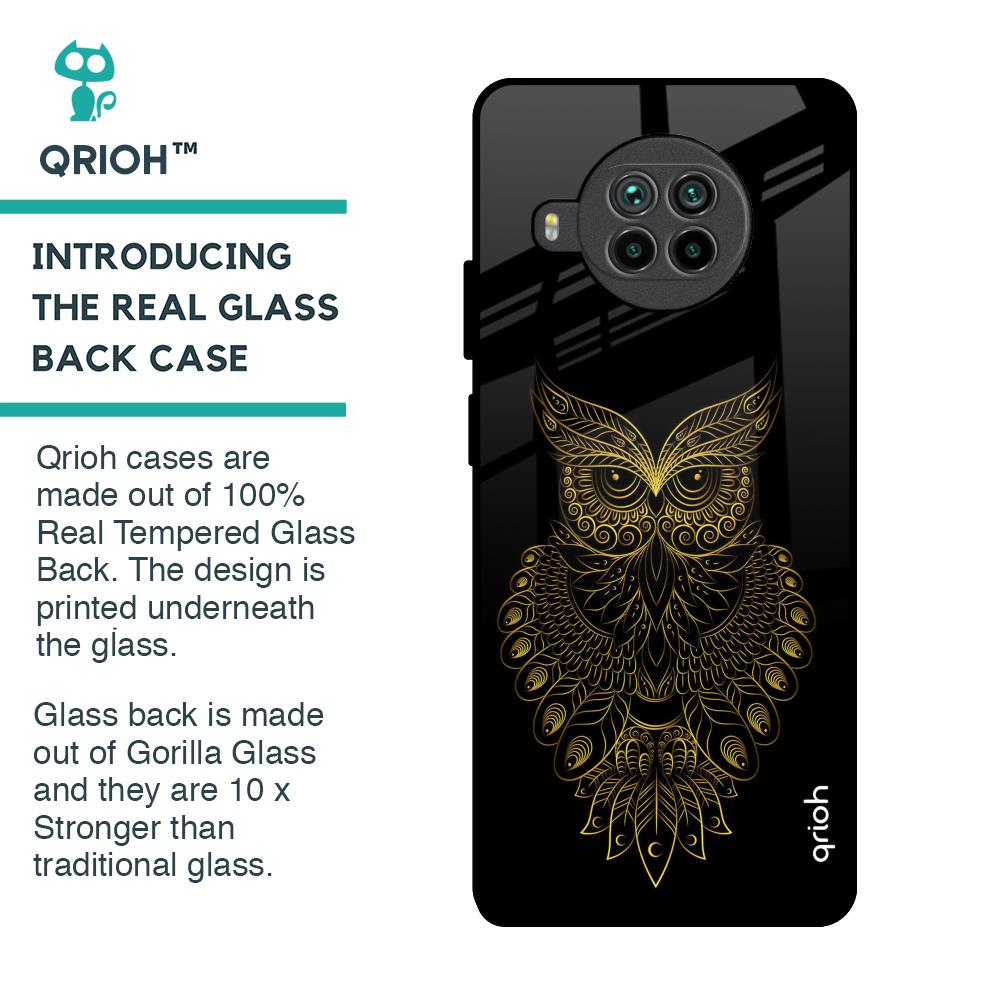 Golden Owl Glass Case for Mi 10i 5G