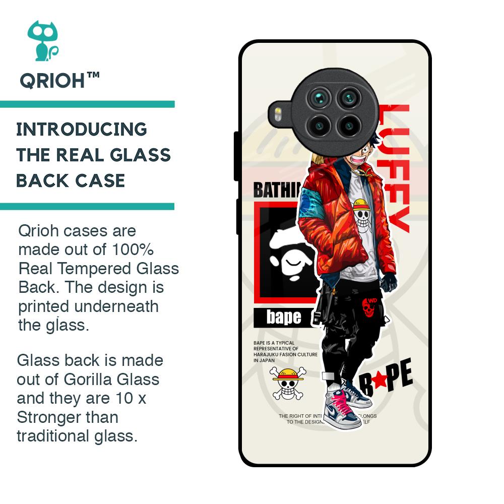 Bape Luffy Glass Case for Mi 10i 5G