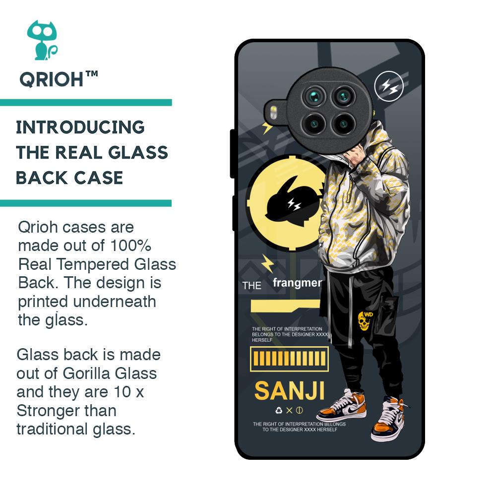 Cool Sanji Glass Case for Mi 10i 5G