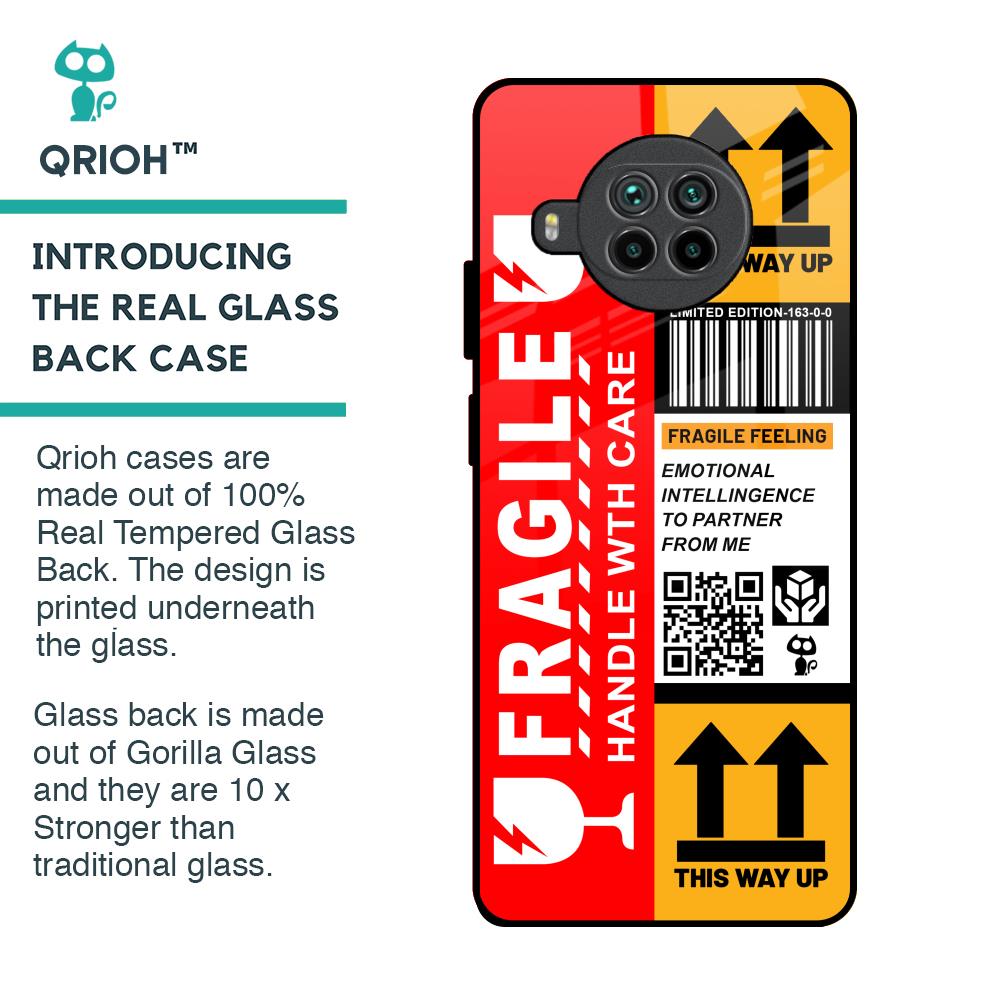 Handle With Care Glass Case for Mi 10i 5G