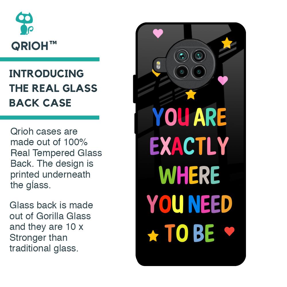 Magical Words Glass Case for Mi 10i 5G