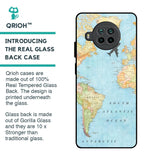 Travel Map Glass Case for Mi 10i 5G