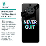 Never Quit Glass Case For Mi 10i 5G