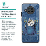 Kitty In Pocket Glass Case For Mi 10i 5G