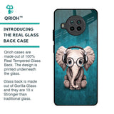 Adorable Baby Elephant Glass Case For Mi 10i 5G