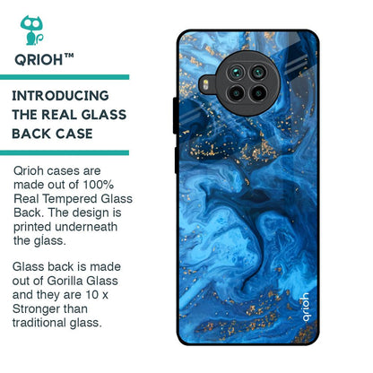 Gold Sprinkle Glass Case for Mi 10i 5G