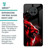 Red Angry Lion Glass Case for Mi 10i 5G