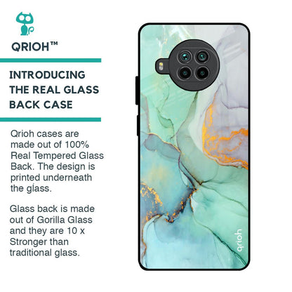 Green Marble Glass Case for Mi 10i 5G