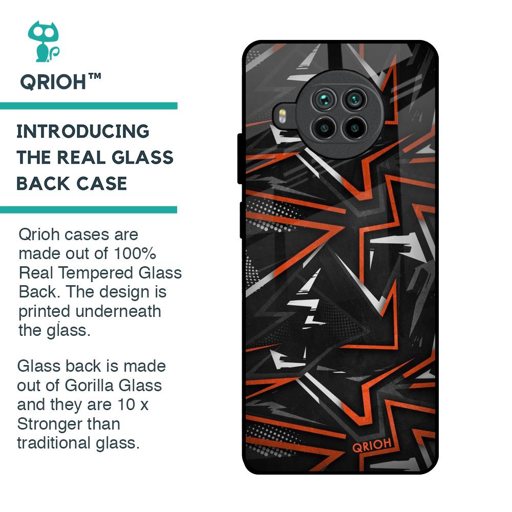Vector Art Glass Case for Mi 10i 5G