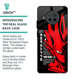 Red Vegeta Glass Case for Mi 10i 5G