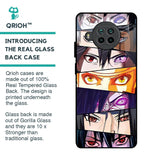Anime Eyes Glass Case for Mi 10i 5G